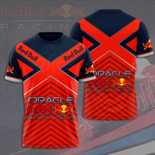 เสื้อยืด ลาย ORACLE Red Bull Racing Red Bull 3D