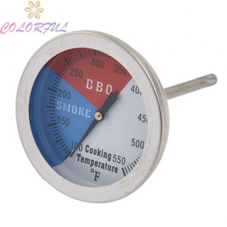 【COLORFUL】Grill Thermometer Oven Temperature Gauge 0 ° C - 550 ° C BBQ Thermometer