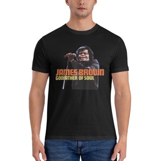 เสื้อยืด พิมพ์ลาย James Brown แปลกใหม่