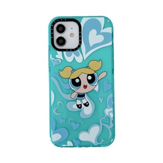 Casetify เคสโทรศัพท์มือถือ กันกระแทก ลายการ์ตูน Powerpuff Girls สําหรับ iPhone14 13 Pro Max 14Pro