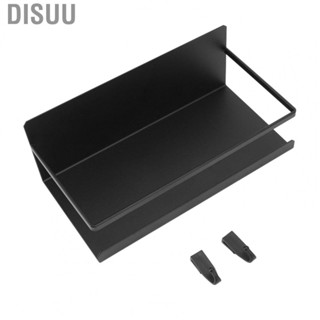 Disuu Shelf Single Layer Black Matte Finish Stylish Simple Space Savines