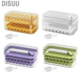 Disuu Ice  Box  64Pcs Mold Portable Press Design Cube Tray Storage for Home Office