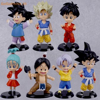 Gogo ฟิกเกอร์ PVC ดราก้อนบอล Z รุ่น Son Goku Vegetto Broly Trunks Kakarotto 7 ชิ้น