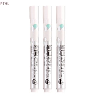 [PTHL] ปากกามาร์กเกอร์ ไฮไลท์ กันน้ํา สีขาว 1.5 มม. 1/3 ชิ้น PT