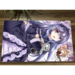 Yu-gi-oh! Playmat Ghost Belle &amp; Haunted Mansion Anime Girl TCG CCG แผ่นรองเมาส์ และแผ่นรองเมาส์โซน