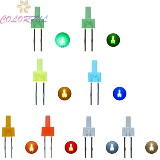 【COLORFUL】Flashing LED 2mm Tower Self-flashing Tower Diffuse LED Self-flashing Flash Light