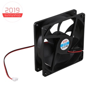 พัดลมระบายความร้อน 92 มม. x 25 มม. 24V 2Pin สําหรับเคส PC CPU Cooler