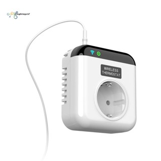 ซ็อกเก็ตควบคุมอุณหภูมิ WiFi AC100-240V ปลั๊ก EU สําหรับ SmartLife Alexa Google Assistant 1 แพ็ค