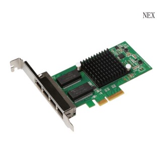 การ์ดเซิร์ฟเวอร์ NEX สําหรับ I350-T4 Gigabit Ethernet Card 1000Mbp PCI Express X4