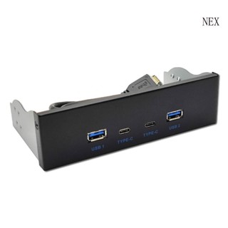 Nex PAN4USB-V01 ฮับแผงด้านหน้า USB 3 2 USB3 2 TYPE-C 19PIN