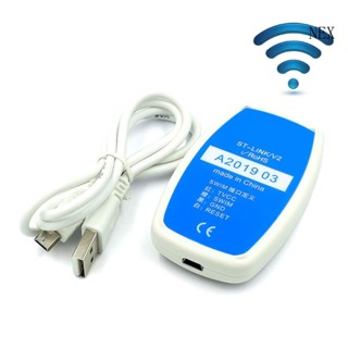 Nex ST-Link V2 โปรแกรมเมอร์ สําหรับไมโครคอนโทรลเลอร์ S-T STM8-STM32 MCU JTAG-