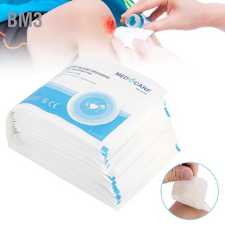 BM3 50 ชิ้น/แพ็คกันน้ำ Breathable Wound Dressing Patch ผ้าพันแผลเทปปลอดเชื้อทางการแพทย์