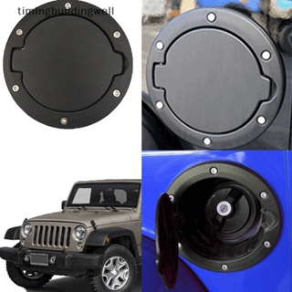 Twth ฝาครอบถังน้ํามันเชื้อเพลิง 2/4 สีดํา สําหรับ 07-18 Jeep Wrangler QDD