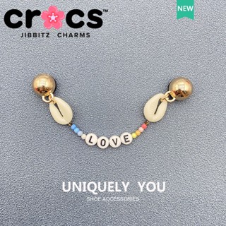 Jibbitz crocs charms หัวเข็มขัดรูรองเท้า อุปกรณ์เสริมเปลือกหอยโซ่ คุณภาพสูง หัวเข็มขัดตกแต่ง