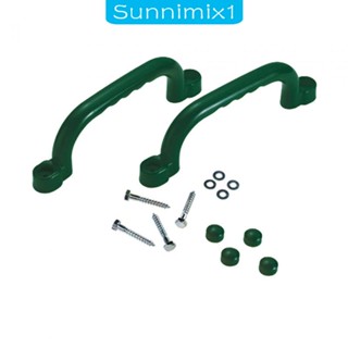 [Sunnimix1] มือจับบันได พร้อมสกรู อเนกประสงค์ สําหรับบ้านตุ๊กตา 2 ชิ้น