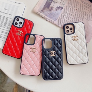 เคสป้องกันโทรศัพท์มือถือหนัง TPU แบบนิ่ม ลายเพชร หรูหรา สําหรับ iPhone 14ProMax 13 12 11 XSMax XR 7P