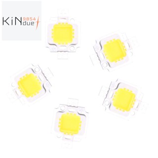 หลอดไฟ IC LED สีขาวอบอุ่น 10W 3200K 800LM 9-12V 5 ชิ้น