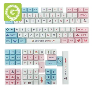 Pbt ปุ่มกดคีย์บอร์ด 125 คีย์ XDA ภาษาอังกฤษ สําหรับคีย์บอร์ดเล่นเกม Cherry MX Switch