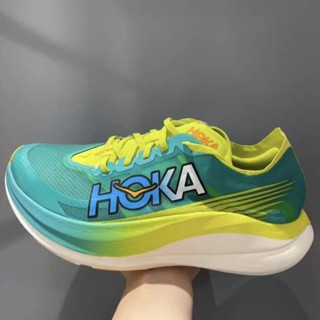 [ขายดี] ใหม่ Hoka ONE ONE ONE Rocket X2 รองเท้าวิ่ง น้ําหนักเบา สําหรับผู้ชาย และผู้หญิง Rocket X2 2023