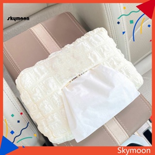 Skym* กล่องทิชชู่ ที่พักแขน แบบนิ่ม ปรับได้ สําหรับรถยนต์ SUVs รถบรรทุก