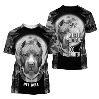 เสื้อยืดแขนสั้น พิมพ์ลายสัตว์ Fighting Animal Beast Fierce Dog 3D โอเวอร์ไซซ์ แฟชั่นฤดูร้อน สําหรับผู้ชาย และผู้หญิง 2023