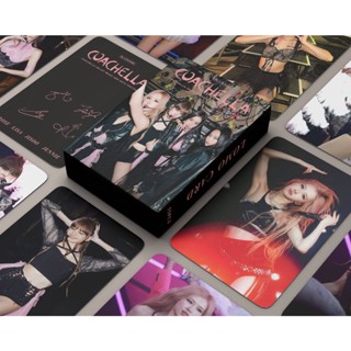 โปสการ์ด Blackpink Coachella LOMO card jisoo LISA JENNIE ROSE 55 ชิ้น