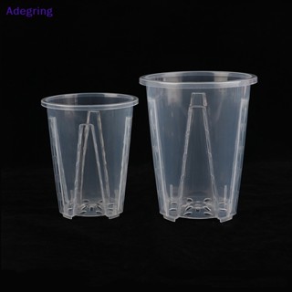 [Adegring] กระถางต้นไม้ พลาสติกใส ทรงกระบอก DIY สําหรับปลูกผัก ดอกไม้
