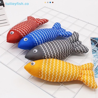 Tuilieyfish ของเล่นปลาจําลอง แบบนิ่ม สําหรับแมว