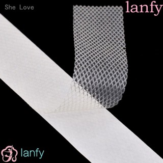 LANFY ขายดี เทปกาวสองหน้า ผ้าไม่ทอ DIY สําหรับตัดเย็บเสื้อผ้า