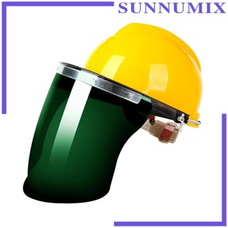 [Sunnimix] หมวกฮู้ดเชื่อมเลนส์ PC อะลูมิเนียม สําหรับงานเชื่อม