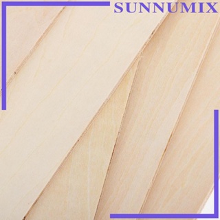 [Sunnimix] บอร์ดไม้อัด แบบบาง ขนาดเล็ก สําหรับทําโมเดลเครื่องบิน 5 ชิ้น