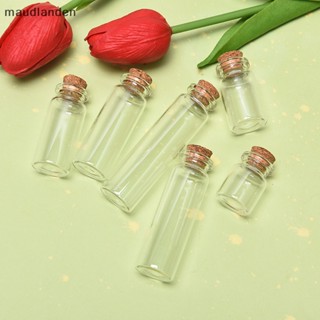 Ma ขวดแก้วใส ขนาดเล็ก พร้อมจุกไม้คอร์ก สําหรับตกแต่งงานแต่งงาน 10 ชิ้น