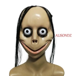 ALISONDZ หน้ากากผี ผมยาว น่ากลัว สําหรับตกแต่งปาร์ตี้ฮาโลวีน