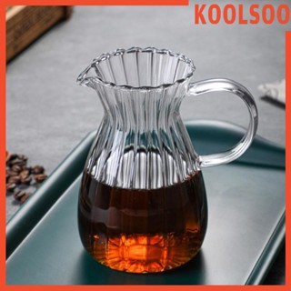 [Koolsoo] หม้อกาแฟแก้ว ทนความร้อน สําหรับตั้งแคมป์กลางแจ้ง