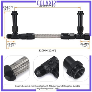 [Colaxi2] สายน้ํามันเชื้อเพลิง สเตนเลสถัก ประสิทธิภาพสูง 8 นิ้ว อุปกรณ์เสริม สําหรับคาร์บูเรเตอร์ 4150