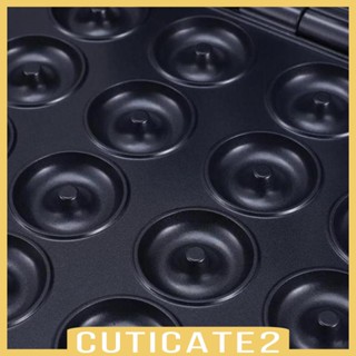 [Cuticate2] เครื่องทําโดนัทไฟฟ้า พร้อมไฟแสดงสถานะ ทําความร้อนอัตโนมัติ สําหรับร้านกาแฟ ไข่ ขนมปัง เบเกอรี่