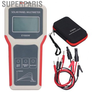 Superparis 12 To 60V 5 800W Photovoltaic Panel Multimeter Solar MPPT Tester HD LCD