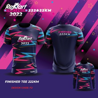 【พร้อมส่ง】ลดราคา 222km Restart Run Running Event เสื้อยืด - Kain Ultron