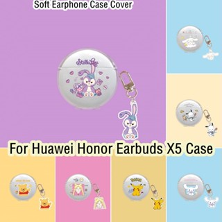 พร้อมส่ง!  เคสหูฟัง แบบนิ่ม ลายการ์ตูน Kulomi สําหรับ Huawei Honor Earbuds X5 X5