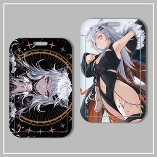 กระเป๋าใส่บัตรประจําตัวประชาชน ลายการ์ตูนอนิเมะ Arknights Lappland DIY สําหรับนักเรียน