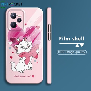 เคสโทรศัพท์มือถือแบบแข็ง หนา กันกระแทก ลายการ์ตูนแมว สําหรับ Realme C35 C21Y C20 C2 9 Pro Plus 8 7 7i 6 5 3 GT Pro 4G 5G