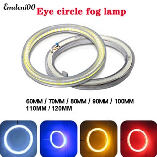 Emden ไฟหน้ารถยนต์ LED COB Angel Eye ขนาด 60 มม.-120 มม.