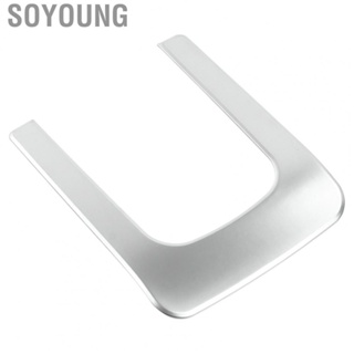 Soyoung Gear Shift Panel Trim U Shape Central Console Abrasion Resistant  Scratch Panels ABS Chrome Lightweight for Car