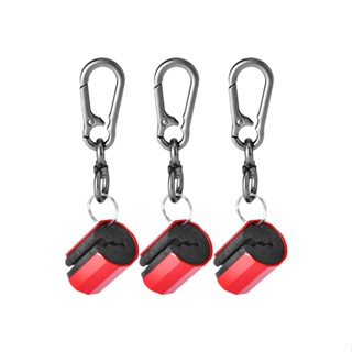 3pcs Aluminum Alloy Lightweight Adjustable Convenient Multifunctional Hanging With Carabiner Wading Staff Rod Holder