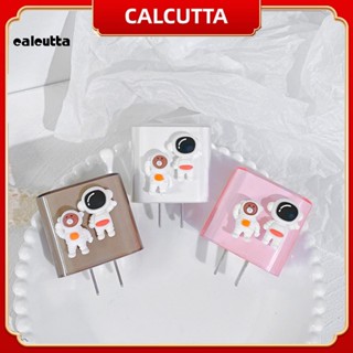 [calcutta] เคสป้องกันสายชาร์จ ลายนักบินอวกาศ กันตก สําหรับ iPhone 13Pro Max 2 ชิ้น ต่อชุด