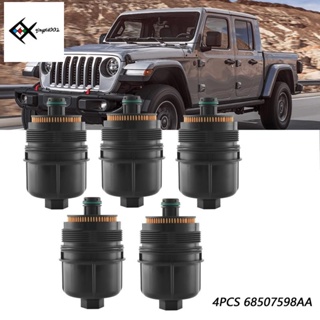 ไส้กรองน้ํามันเครื่องยนต์รถยนต์ สําหรับ Jeep Gladiator Wrangler JL RAM 1500 2020 2021 68507598Aa 68498720Aa ฝาปิดไส้กรองน้ํามันเครื่อง