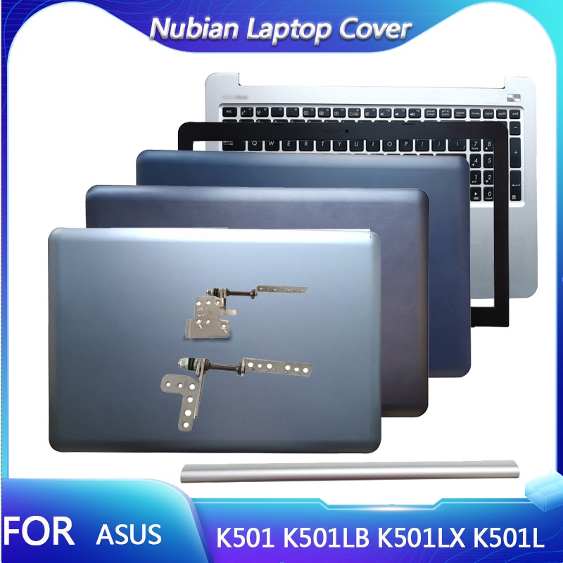 ASUS 15.6 "สําหรับใหม่ K501 K501LB K501LX K501L V505L A501 A501L LCD ปกหลัง/ด้านหน้า/บานพับ/Hinges/H