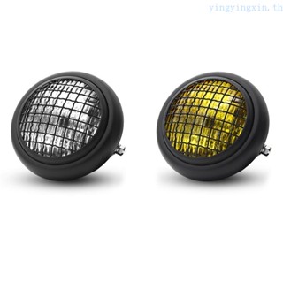 Motorcycle Headlight Retro Vintage Round Mesh Grill  Lampshade Round Lamp