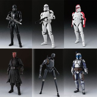 [Spot] Star Wars movable Darth Moore white soldier black soldier bounty hunter red clone manual model