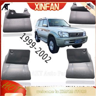 Xinfan บังโคลนหน้า หลัง สีดํา สําหรับ Toyota Land Cruiser prado FZJ 90 99-02